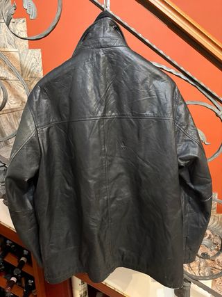 Giacca in vera pelle vissuta vintage