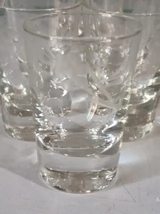 Set 6 Bicchierini Liquore Vintage con Supporto