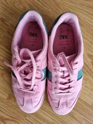 Zapatillas deportivas Zara Bambas Rosa T.36