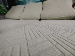 Sofá chaise longue de tela