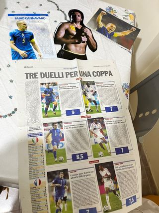 Riviste Cannavaro Delpiero Mondiali 2006