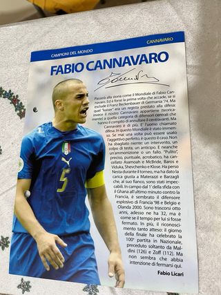 Riviste Cannavaro Delpiero Mondiali 2006