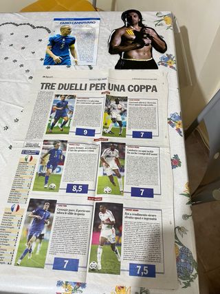 Riviste Cannavaro Delpiero Mondiali 2006