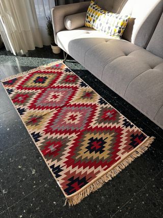 Tappeto Kilim in Cotone Etnico 80x150 cm