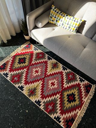Tappeto Kilim in Cotone Etnico 80x150 cm