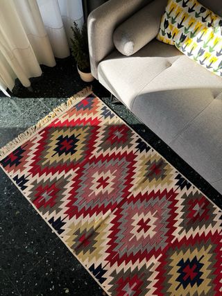 Tappeto Kilim in Cotone Etnico 80x150 cm