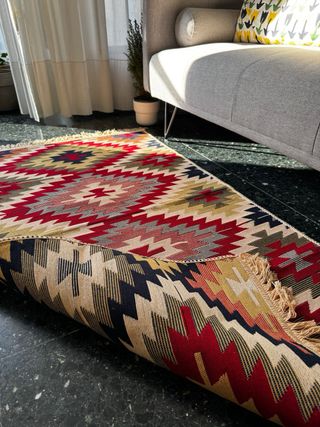 Tappeto Kilim in Cotone Etnico 80x150 cm