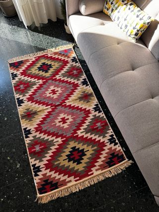 Tappeto Kilim in Cotone Etnico 80x150 cm