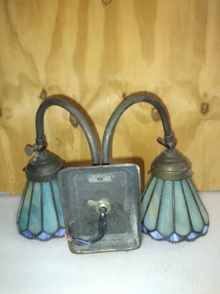 Lampade Liberty Vetro e Metallo