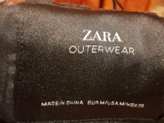 Chaleco Zara Piel Leopardo Sintético de Zara
