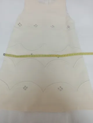 Vestido Valentino Beige Talla 38