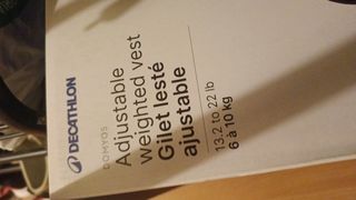 Chaleco de peso Decathlon