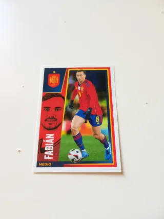 Cromo de fútbol España Fabián