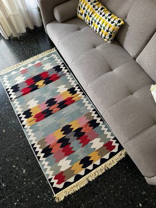 Tappeto Kilim Etnico in Cotone 80x150 cm