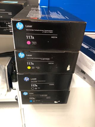 Pack 4 Toner HP 117A (Negro, Cyan, Magenta, Amaril