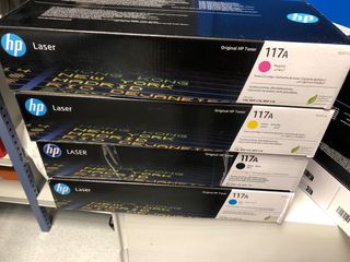 Pack 4 Toner HP 117A (Negro, Cyan, Magenta, Amaril