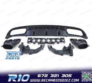 DIFUSOR MERCEDES CLASE C C205 COUPÉ 15-18 AMG PDC + COLAS E