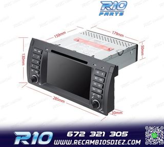 RADIO NAVEGADOR 7" BMW X5 E53 99-06 USB GPS TACTIL HD