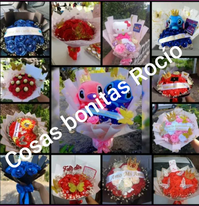 Ramos de flores y chocolates