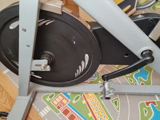 Bicicleta de Spinning Gris