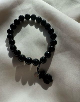 Pulsera Tous Negra Elástica