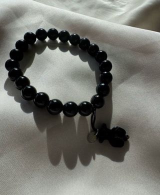 Pulsera Tous Negra Elástica