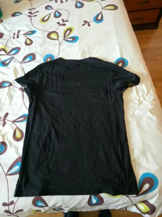 Camiseta BOSS Negra Logo Blanco