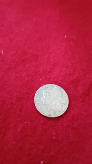 Moneda Austria 10 Schilling 1958