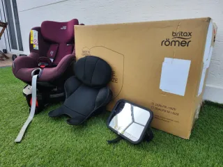 Britax Römer Dualfix i-Size + funda + espejo