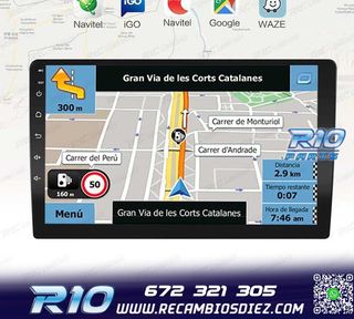 RADIO 9" GPS ANDROID 13 QUAD CORE 64GB ROM