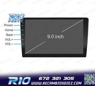RADIO 9" GPS ANDROID 13 QUAD CORE 64GB ROM