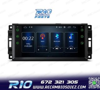 RADIO GPS ANDROID 12 PARA DODGE JEEP CHRYSLER 07-11