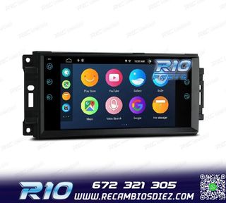 RADIO GPS ANDROID 12 PARA DODGE JEEP CHRYSLER 07-11