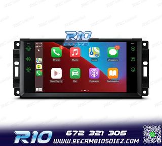 RADIO GPS ANDROID 12 PARA DODGE JEEP CHRYSLER 07-11