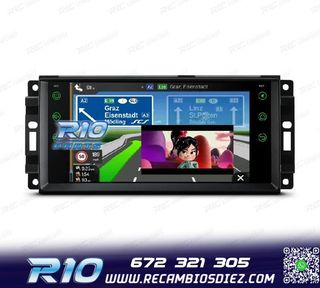 RADIO GPS ANDROID 12 PARA DODGE JEEP CHRYSLER 07-11