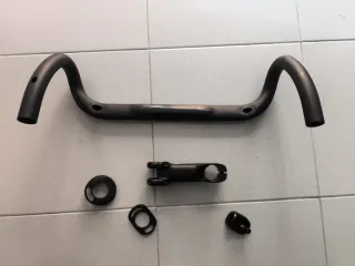 Manillar y potencia FSA cableado interno