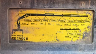 Pluma Palfinger PK 27000 (2001)