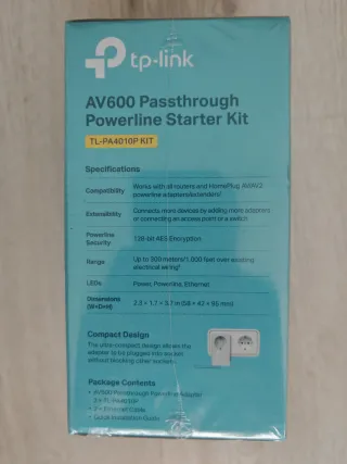 Kit Extensor Red TP-Link AV600 Passthrough