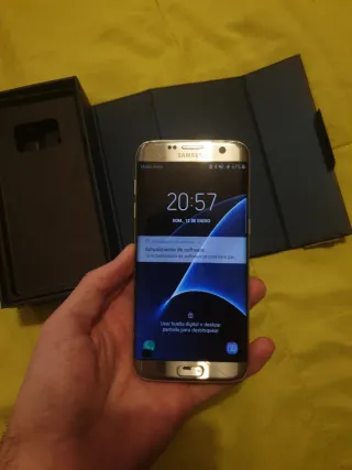 Samsung Galaxy S7 Edge Negro/Plateado