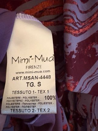 Abito Mimi-Mua Firenze fantasia marmorea