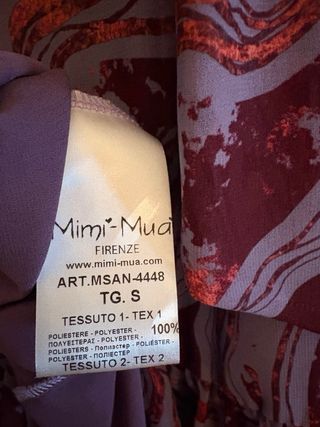 Abito Mimi-Mua Firenze fantasia marmorea