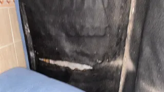 Sofá de 2 plazas azul/gris