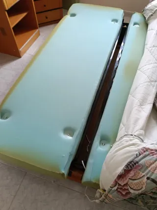 Sofá cama tela estampado floral