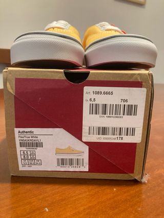 Zapatillas Vans Amarillas