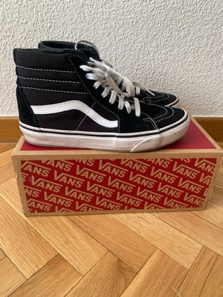 Zapatillas Vans SK8-Hi Negras Talla 38,5