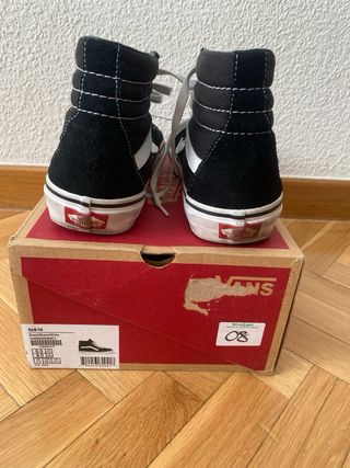 Zapatillas Vans SK8-Hi Negras Talla 38,5
