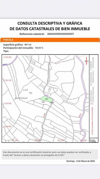 Terreno en venta en Santiago del Teide en Santiago del Teide