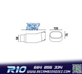 COLA ESCAPE DTM ACERO INOX