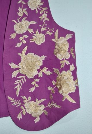 Chaleco bordado nuevo fiesta feria boda flamenca