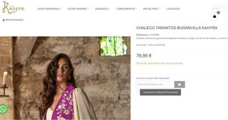 Chaleco bordado nuevo fiesta feria boda flamenca